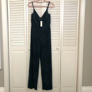 NWT Veena Glitter Surplice Jumpsuit